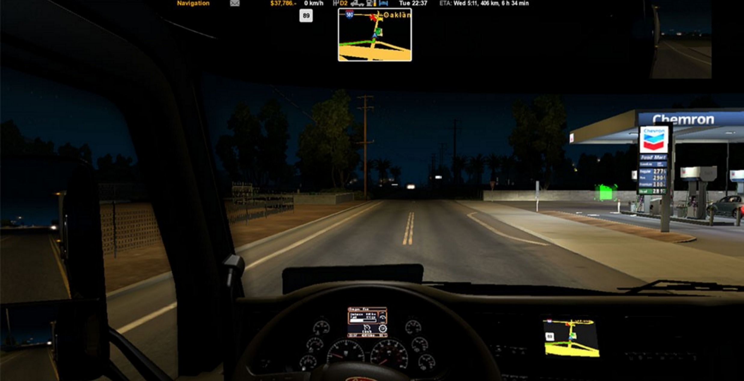 Leopard Tutor tofu Background map and nav icons (map, gps and route advisor) for ATS - ATS Mod  | American Truck Simulator Mod