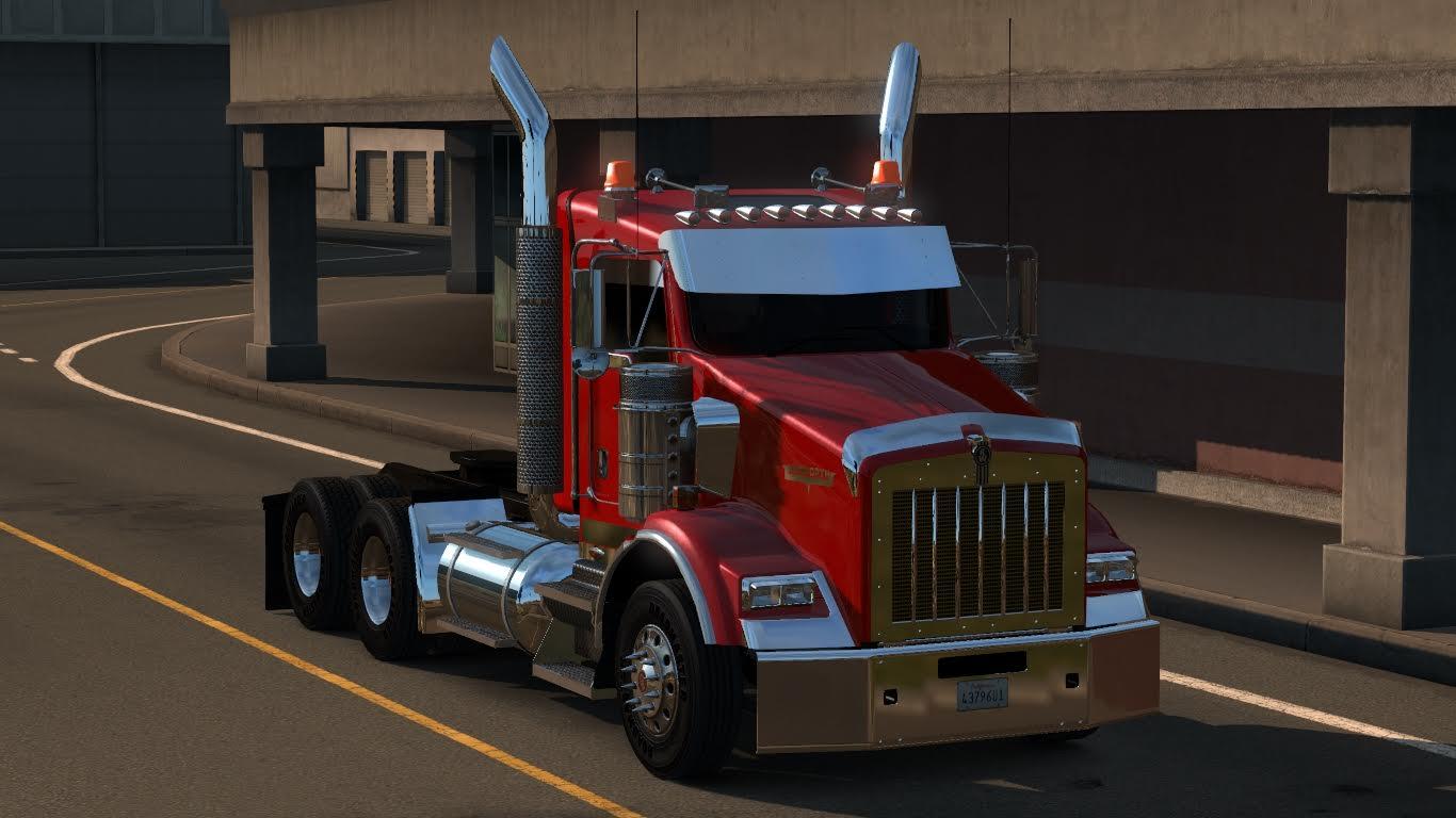 KENWORTH T800 2016 EDIT V2.0 TRUCK ATS Mod American Truck Simulator Mod