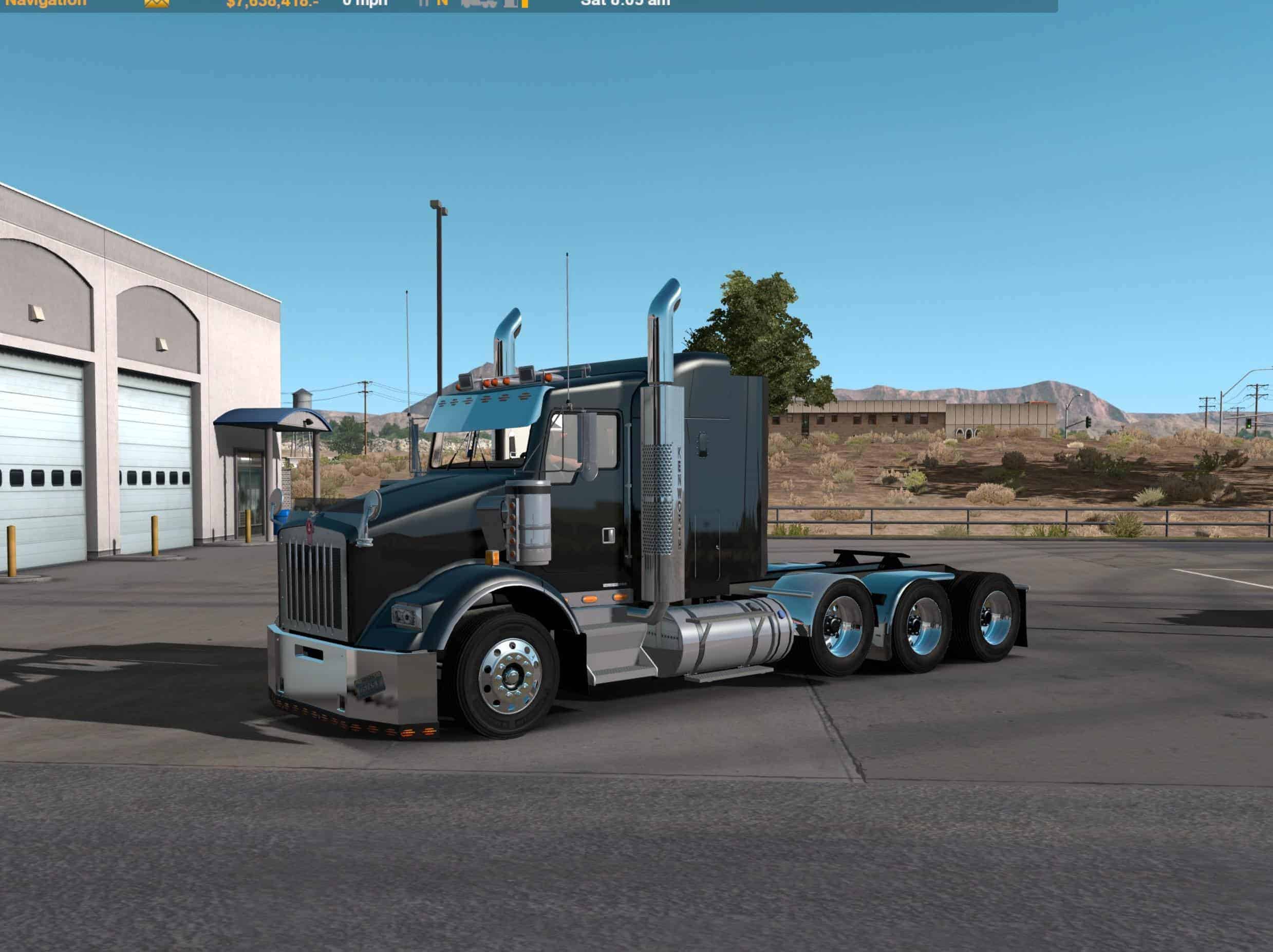 Kenworth t800 1.35 Truck ATS Mod American Truck Simulator Mod