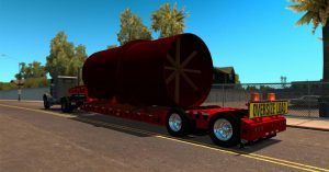 Cozad Expando Lowboy Trailer - ATS Mod American Truck Simulator Mod