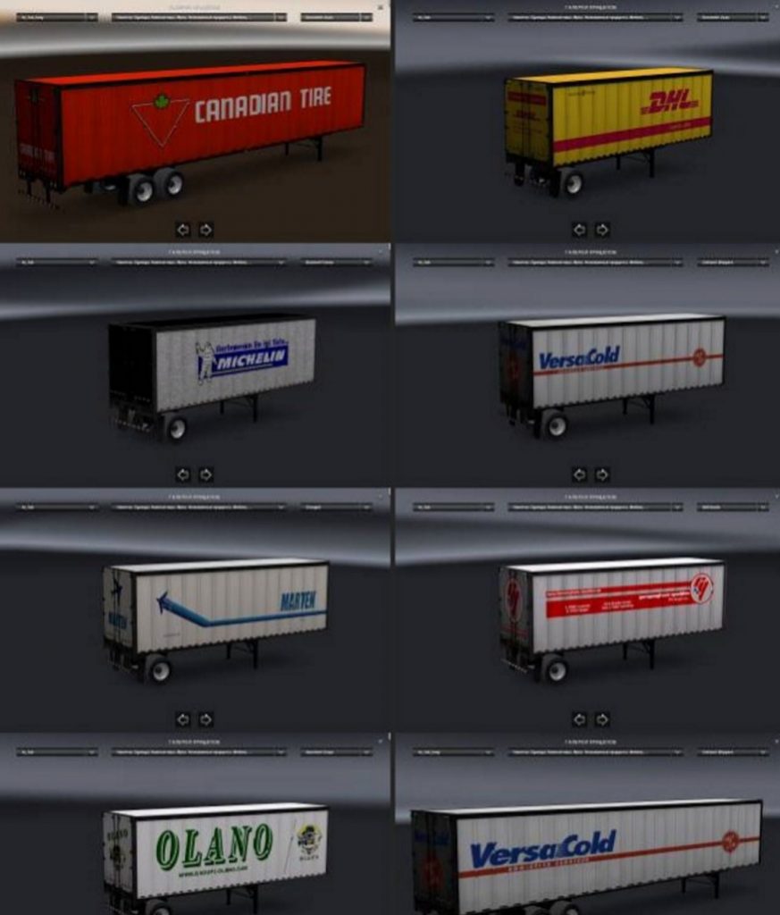 All Trailers Pack v.1.0.0 by Bricklayer for ATS - ATS Mod | American ...