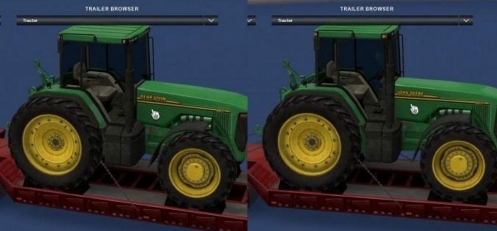 Tractor Mod Ats John Deere tractor logo fixed Mod - ATS Mod | American Truck Simulator Mod