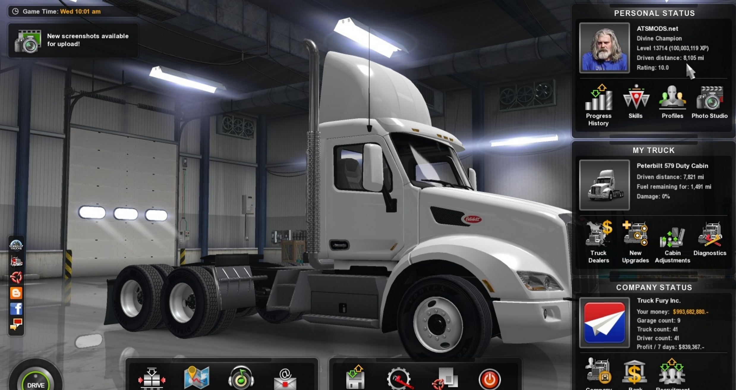 Save Game – 100% Completed – V 1.2 For ATS - ATS Mod | American.