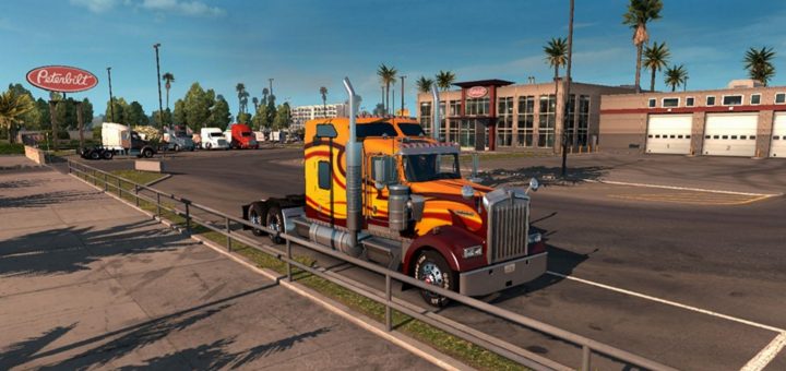 California Republic Skin for Kenworth T680 Mod - ATS Mod | American ...