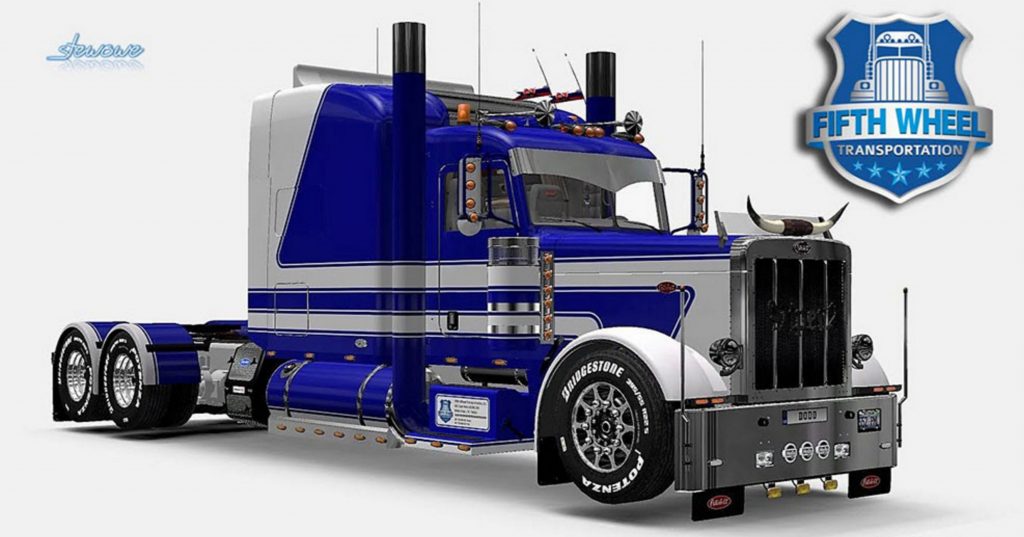 Peterbilt 389 Fifth Wheel Transportation Mod - ATS Mod | American Truck ...