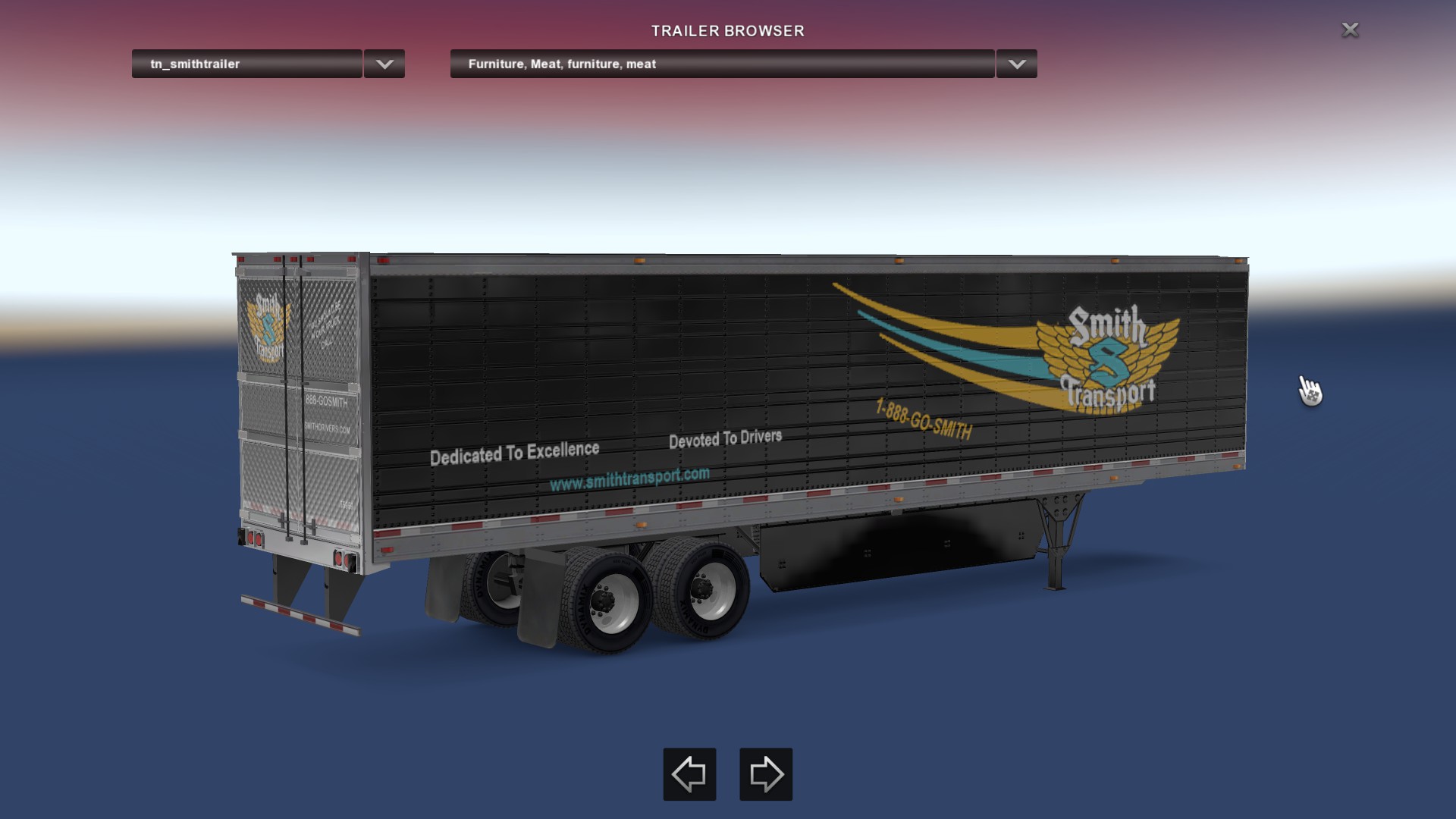 Smith Transport – REEFER3000R – Re-Done Trailer skin thumbnail 3