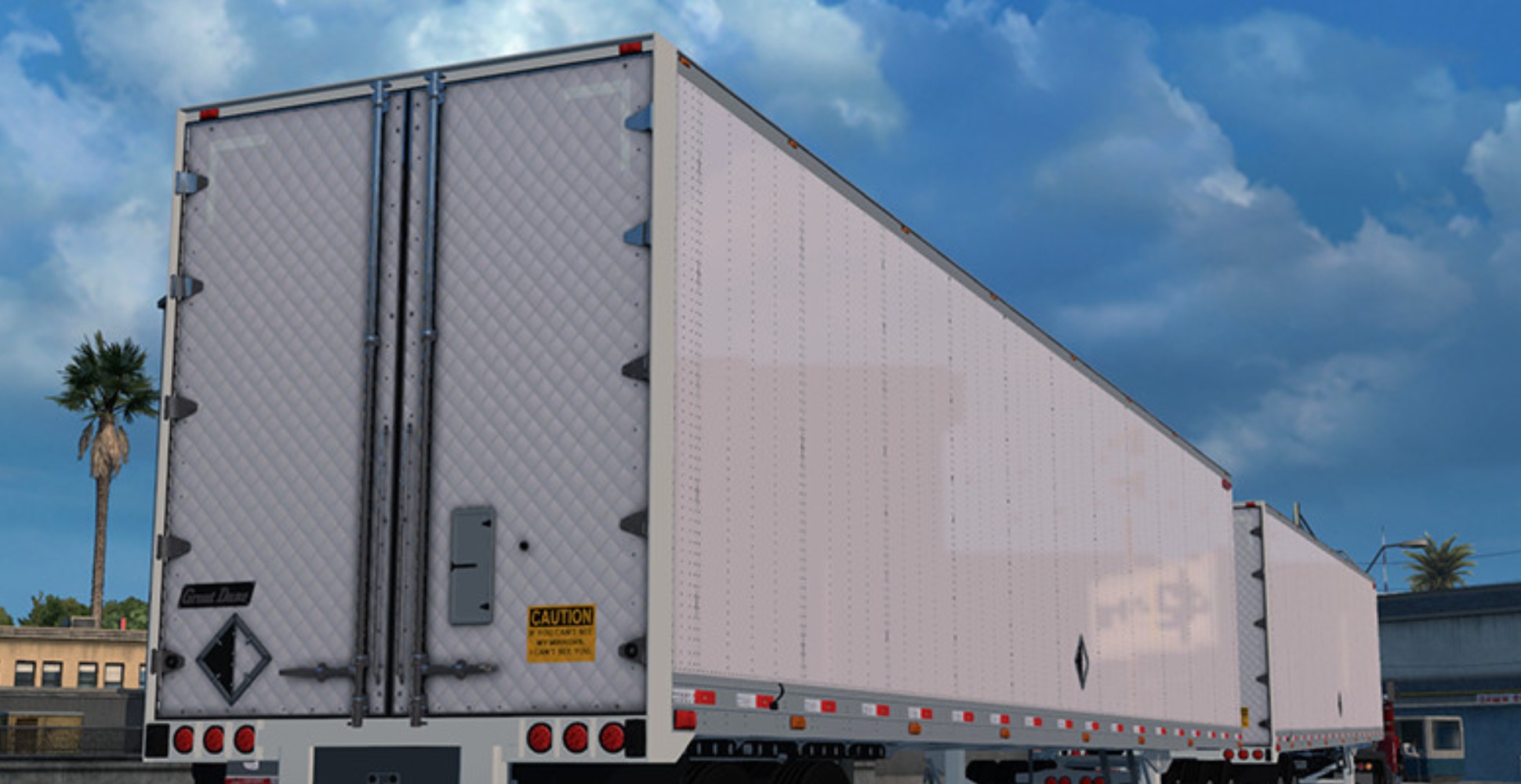 Great Dane 48′ Double Trailer v 4.0 for ATS