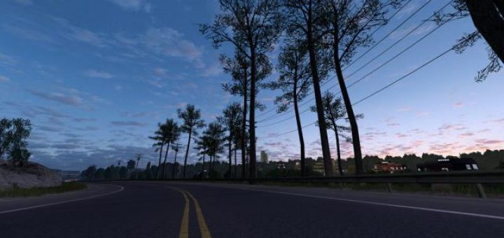 Frosty Winter Weather Mod v5.3 Mod - ATS Mod | American Truck Simulator Mod