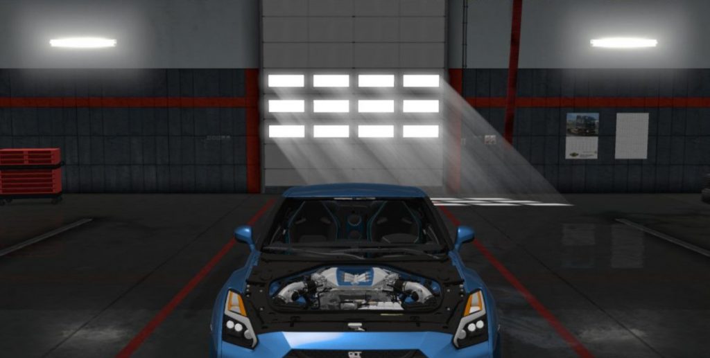 Nissan GTR 2017 Car - ATS Mod | American Truck Simulator Mod