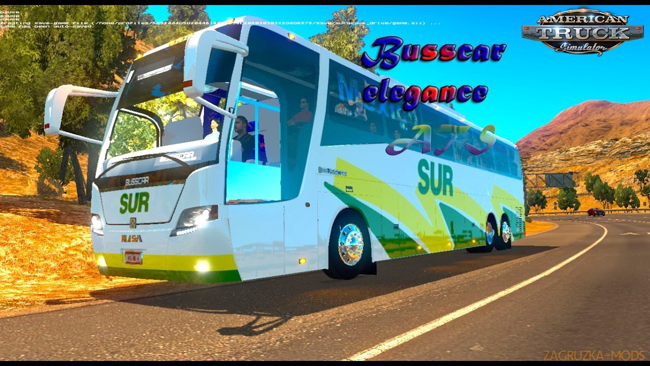 Onibus Busscar Elegance 6×2 v1.0 Bus (1.30.x) thumbnail 2