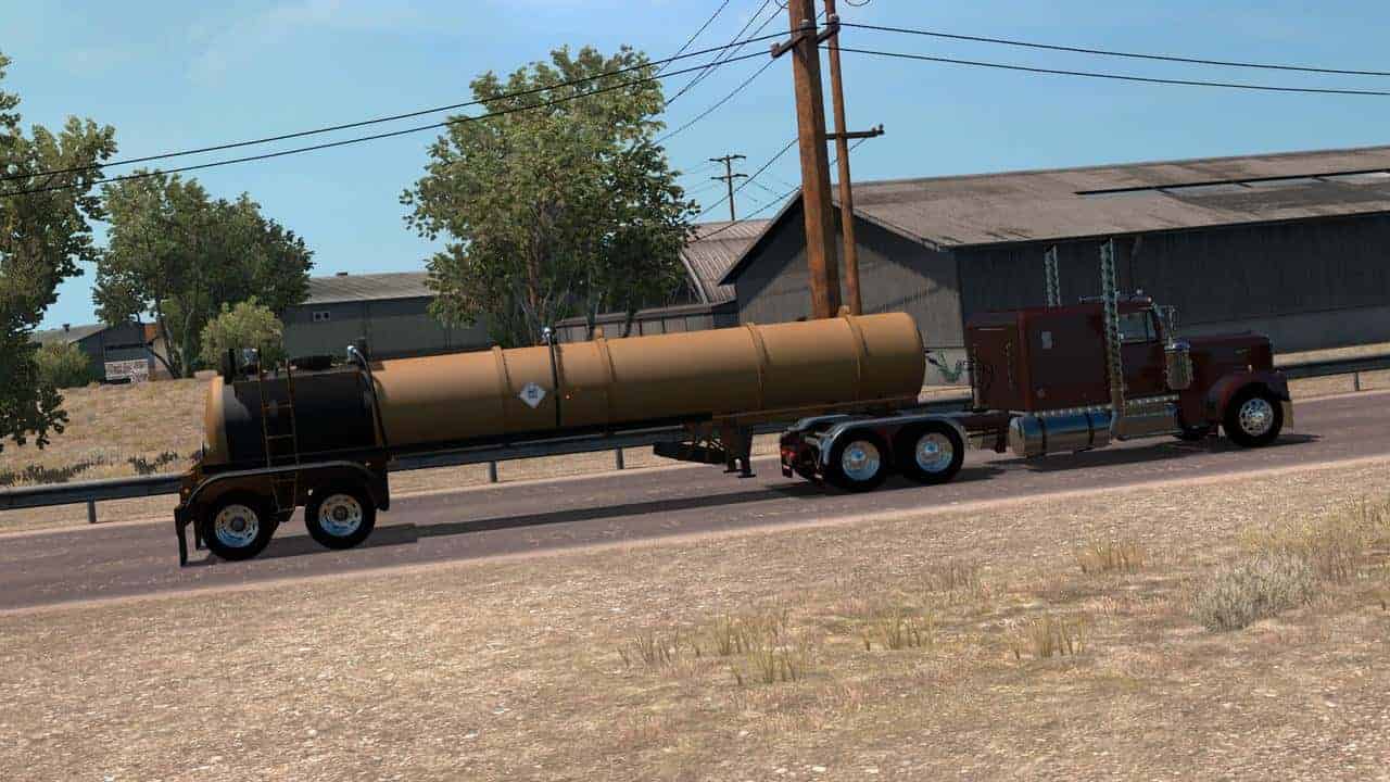 Lubbock 1970 Tanker Ownable v1.0 Trailer ATS Mod American Truck