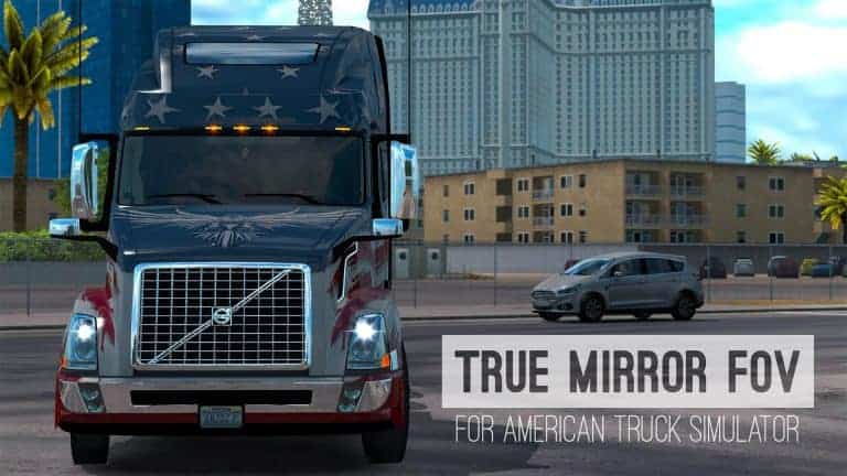 True Mirror FOV for ATS 1.35.x Mod - ATS Mod | American Truck Simulator Mod