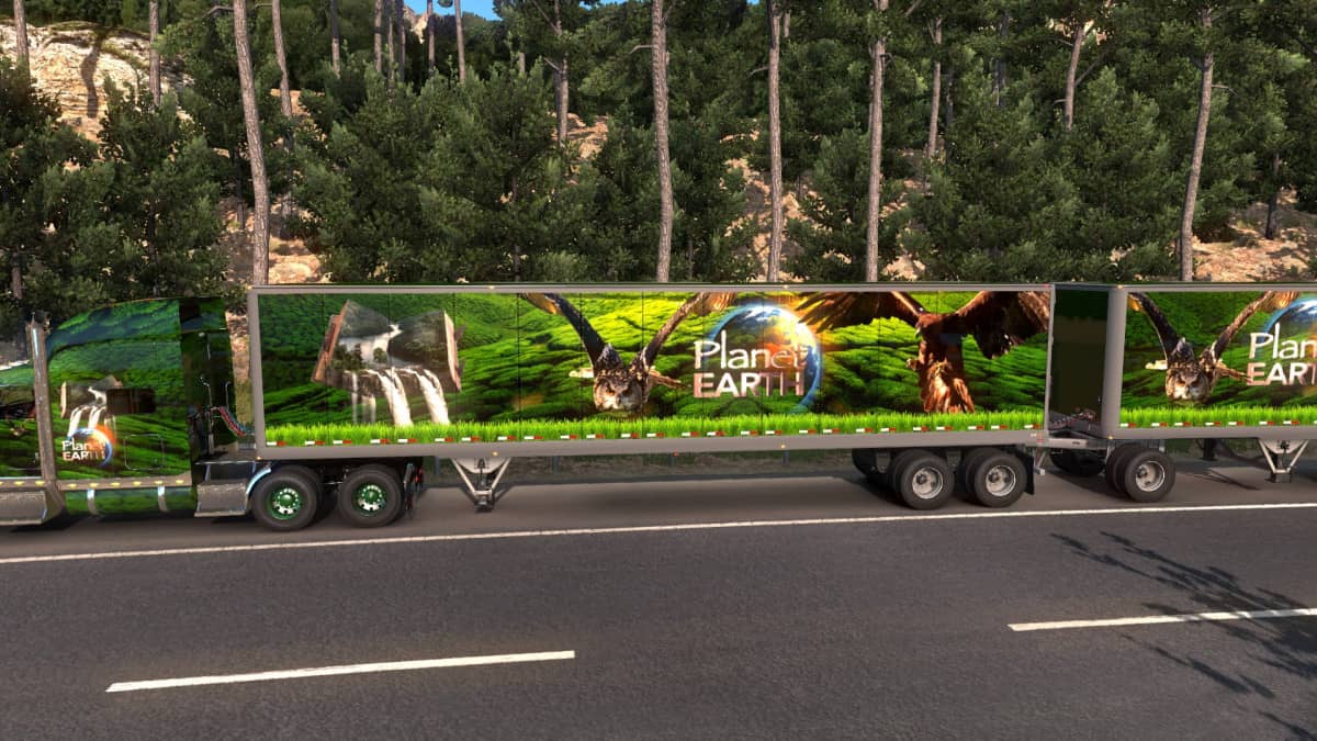 Planet Earth – High quality skin for trucks and trailers 1.35.x/1.36.x thumbnail 2