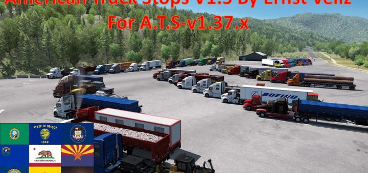 ATS Map objects Mods | American Truck Simulator Map objects mods