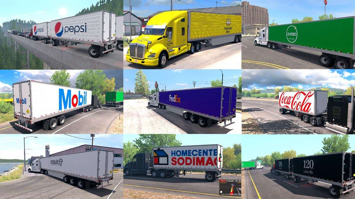 Skins for all Company Trailers 1.37 – 1.38 Mod