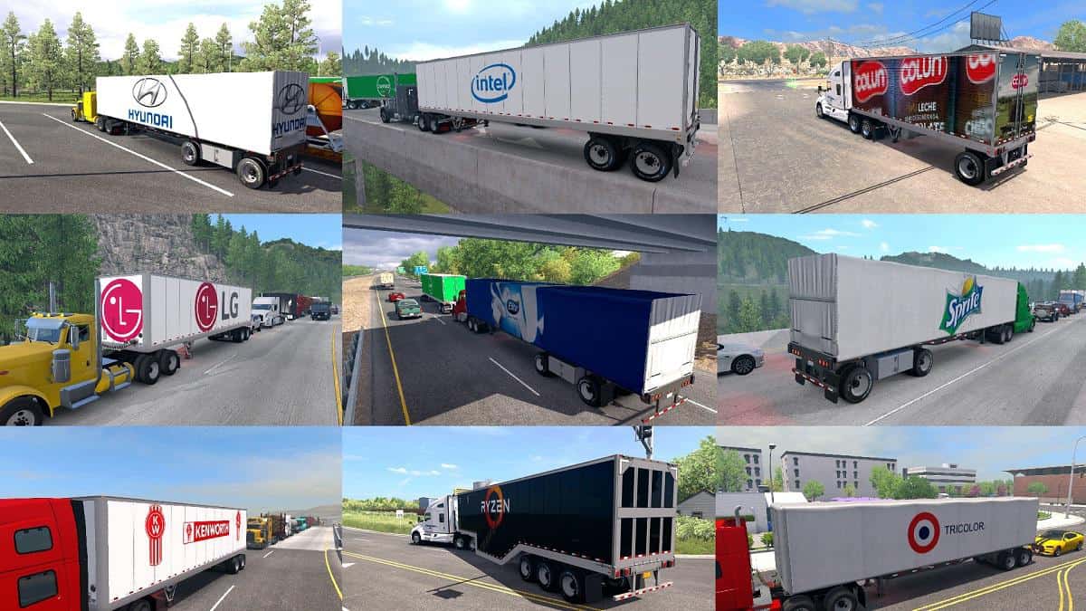 Skins for all Company Trailers 1.37 – 1.38 Mod thumbnail 2