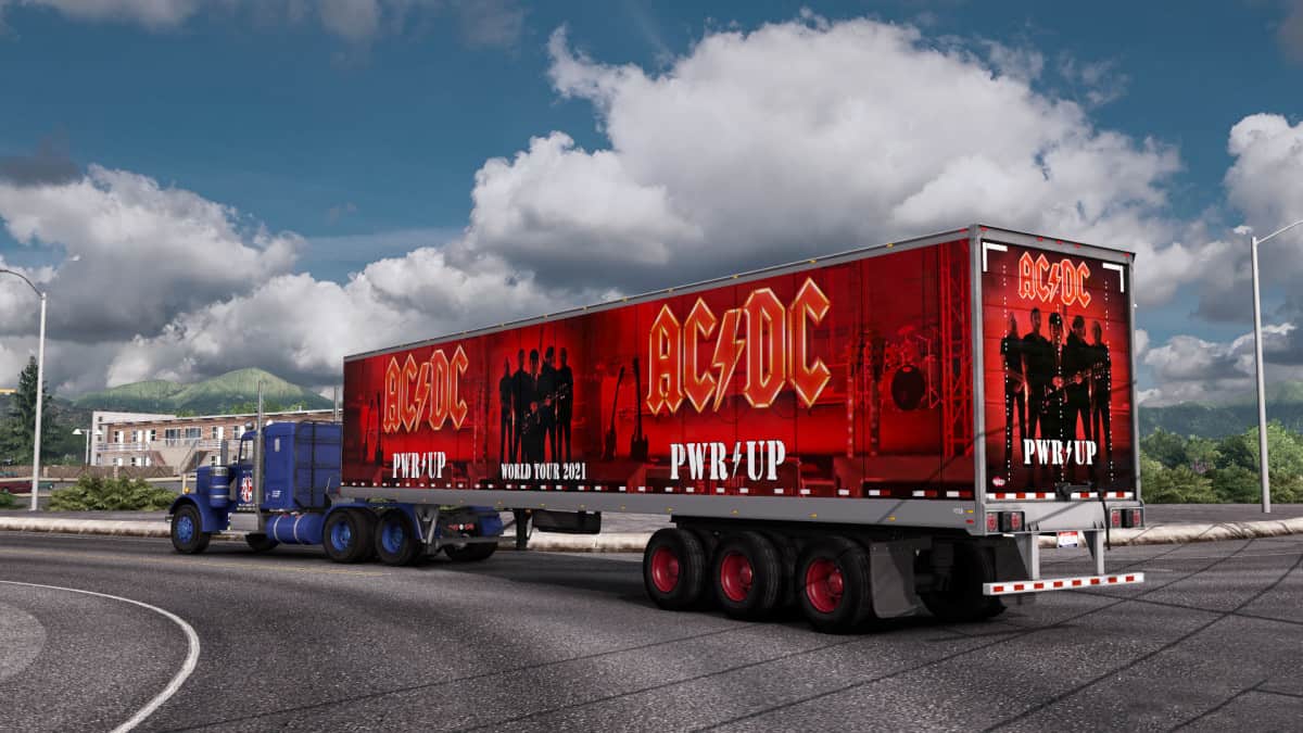 AC/DC inspired skin for 53′ ATS Standard Trailer only Mod - ATS Mod ...