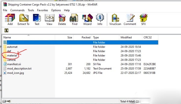 Cargo Market Icon Fix for Satyanwesi’s Shipping Container Cargo Pack v2.2 ATS 1.38 Mod