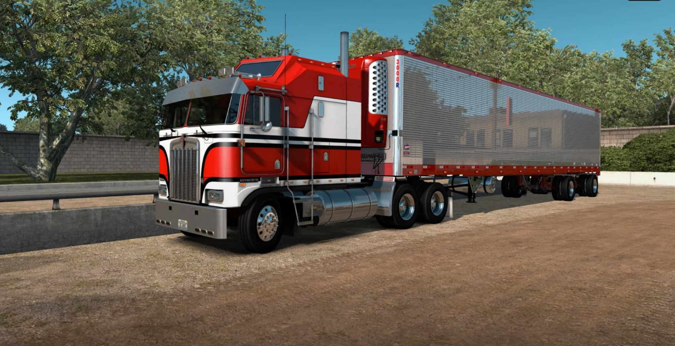 Kenworth К100-E Truck v1.2.2 ATS 1.41 Mod thumbnail 2