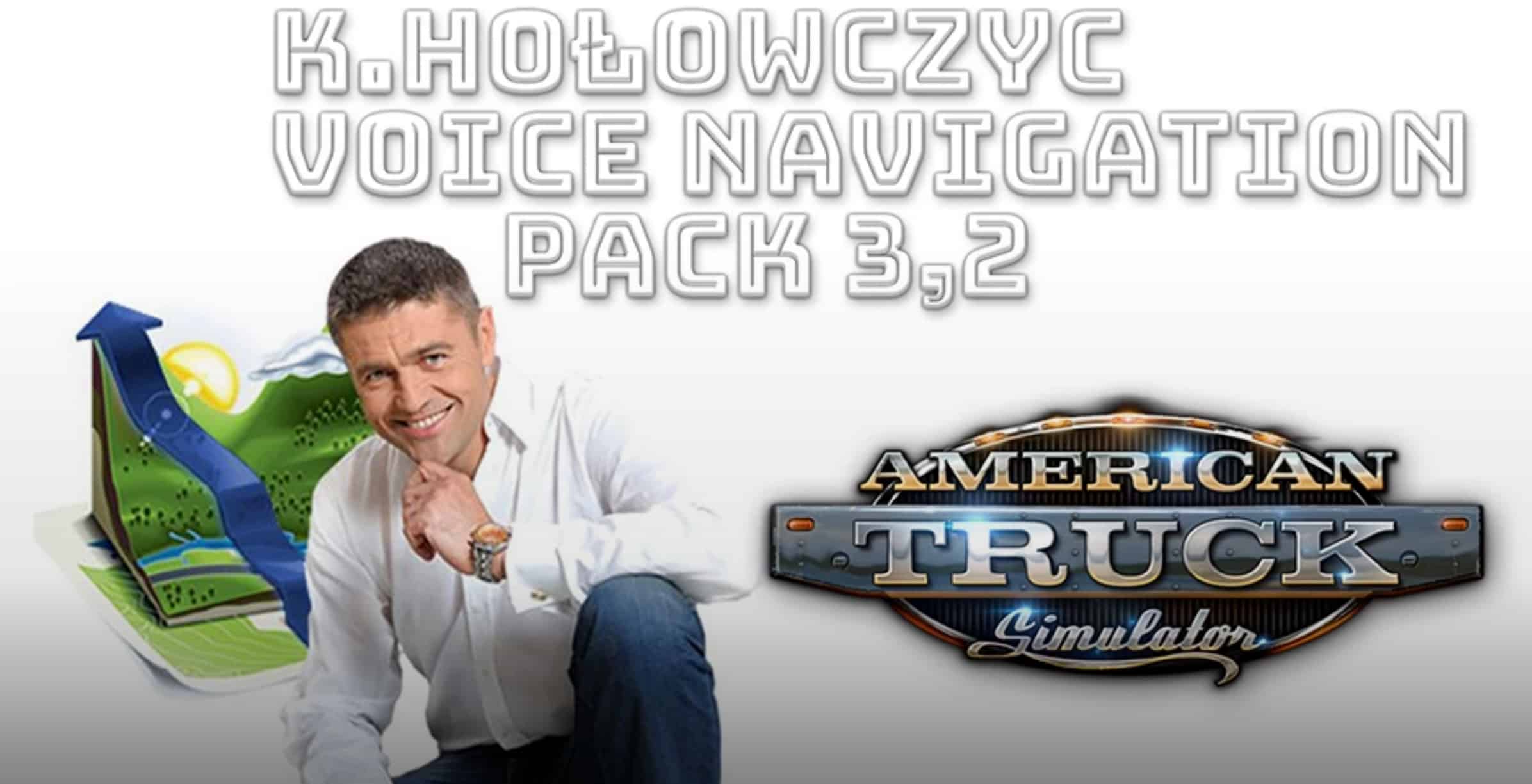 K.Hołowczyc Voice Navigation Pack (ATS) v3.2 Mod - ATS Mod | American ...