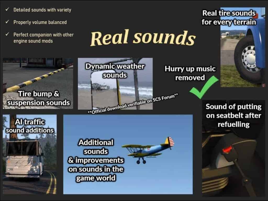 ATS SOUND FIXES PACK V22.41 Mod - ATS Mod | American Truck Simulator Mod