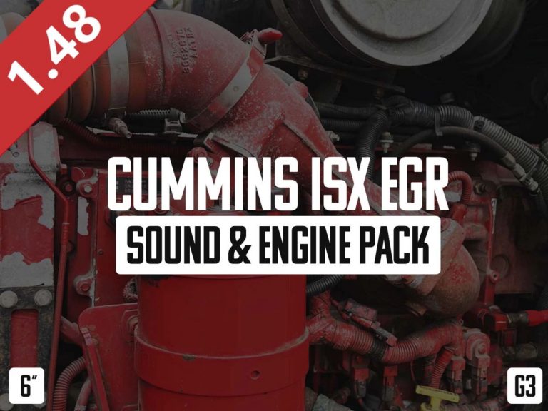 Cummins ISX EGR Sound & Engine Pack 1.48 Mod - ATS Mod | American Truck ...