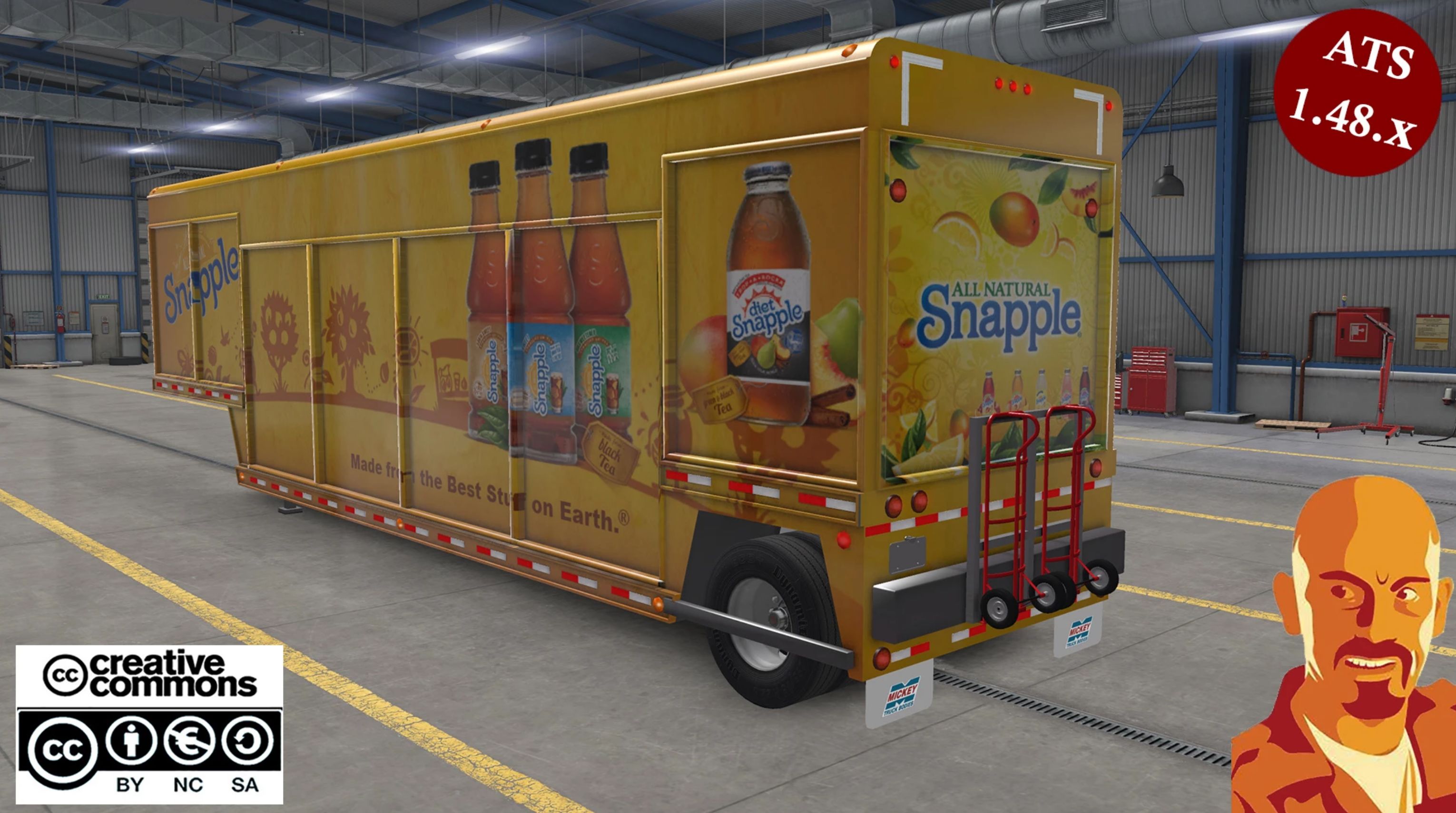 MICKEY´S BEVERAGES TRAILER 1.48.x Mod thumbnail 3