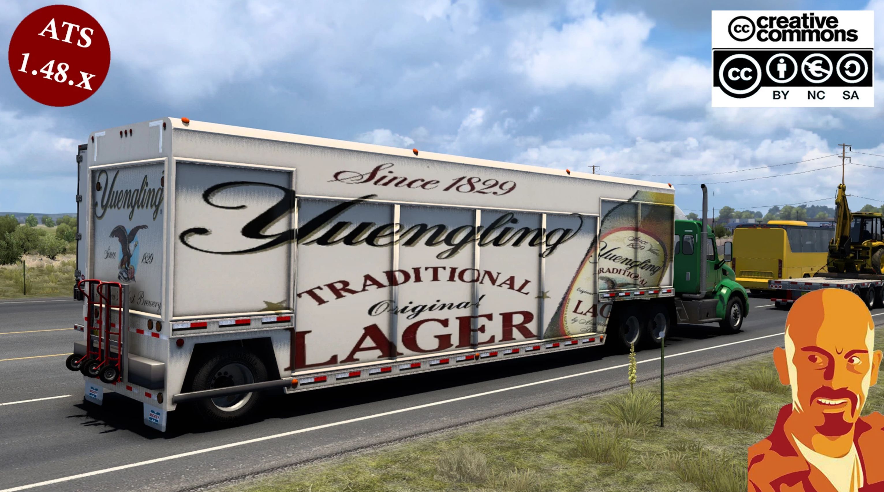 MICKEY´S BEVERAGES TRAILER ATS 1.48.5 Mod thumbnail 3