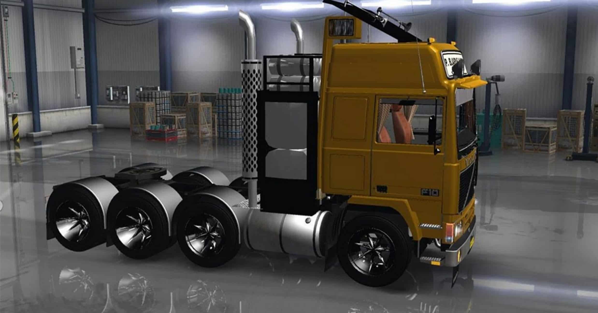 Volvo F10 8×4 Heavy Transporter Truck Mod