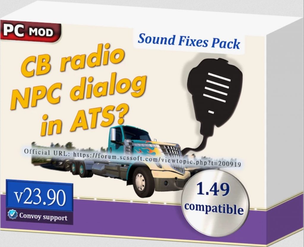 ATS Sound Fixes Pack v23.90 Mod - ATS Mod | American Truck Simulator Mod