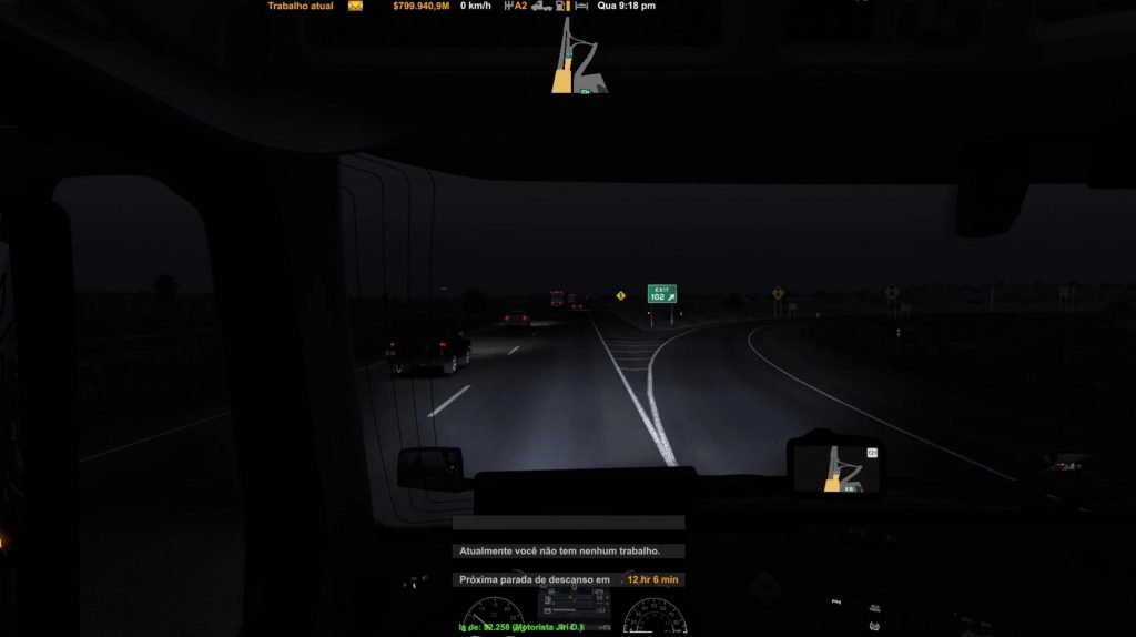 Gps Accessory Mod Ats GPS ON TOP OF THE SCREEN ATS 1.0 1.40 1.49 Mod - ATS Mod | American ...