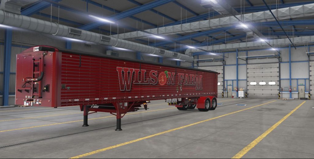 Ruda hopper Trailer skin v1.0 Mod - ATS Mod | American Truck Simulator Mod