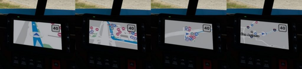 Google Maps Navigation v2.8 Mod - ATS Mod | American Truck Simulator Mod