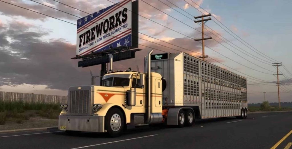 Barrett Livestock Trailer v1.0.3 Mod - ATS Mod | American Truck ...