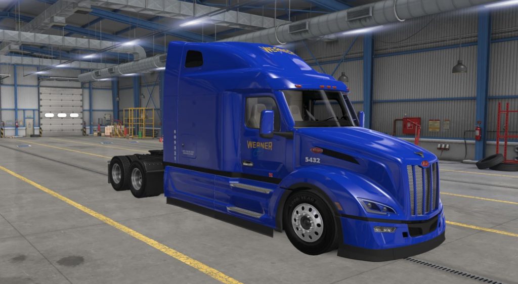 Ruda 579pete Werner Skin 1.51 Mod - ATS Mod | American Truck Simulator Mod