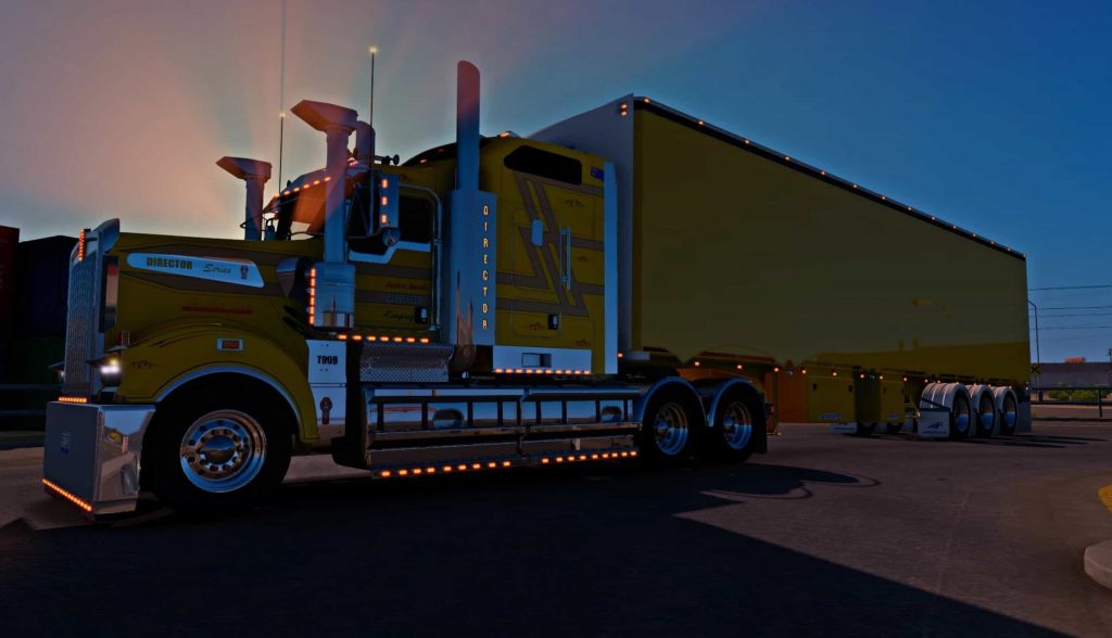 Kenworth T909 v6.2 1.53 Mod - ATS Mod | American Truck Simulator Mod