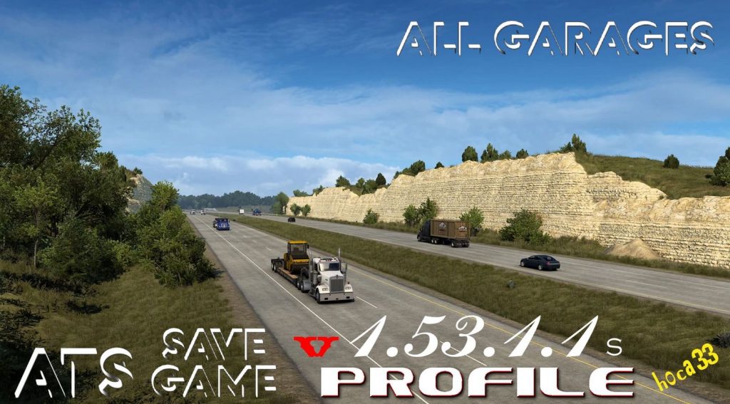 Save-Profile (All Map DLCs Required) v1.53.1.1s Mod - ATS Mod ...