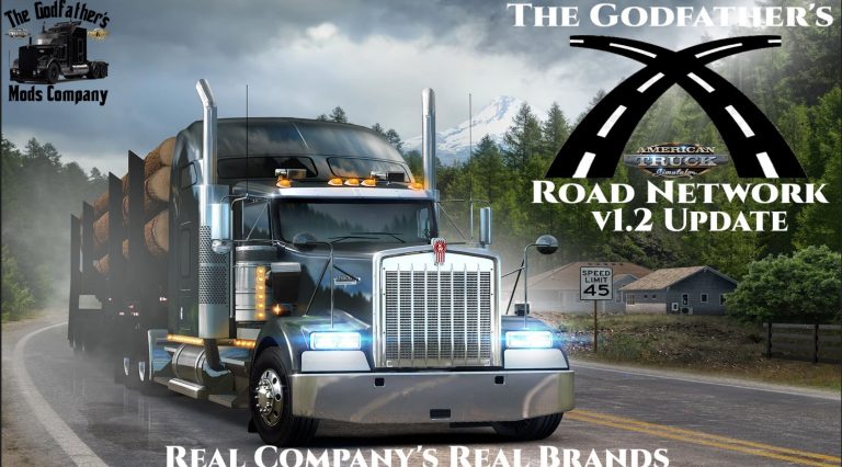 Spawn Mod Ats The Godfather's ATS Road Network v1.2 Mod - ATS Mod | American Truck ...