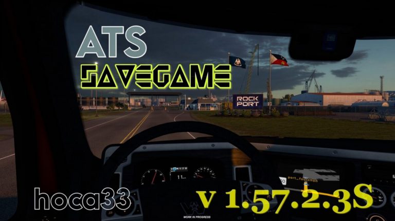 ATS - SaveGame (Profile) 1.57.2.3s Mod - ATS Mod | American Truck ...