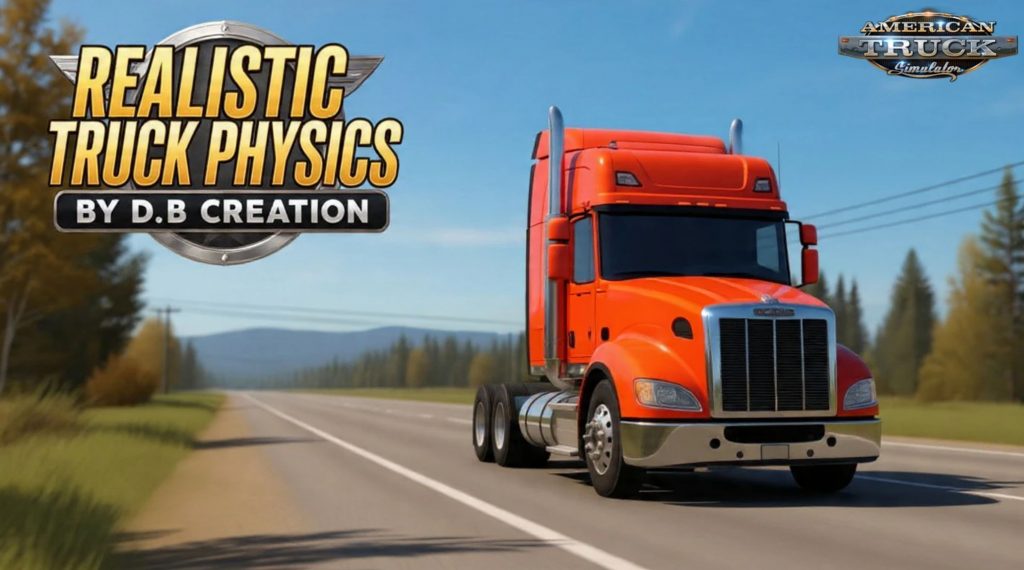 Realistic Truck Physics v1.57 By D.B Creation Mod - ATS Mod | American ...