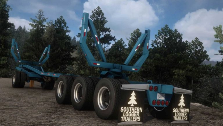 Southern Logging Trailers v1.0 1.57 Mod - ATS Mod | American Truck ...