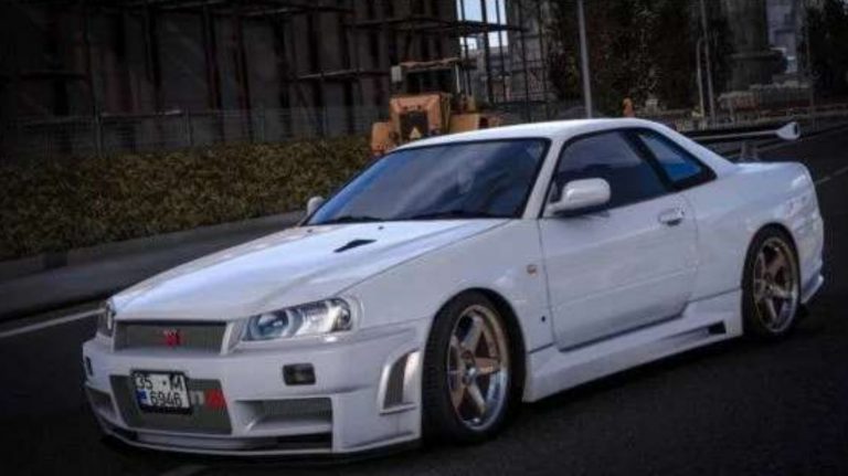Nissan Skyline GT-R R34 (1.58) Mod - ATS Mod | American Truck Simulator Mod