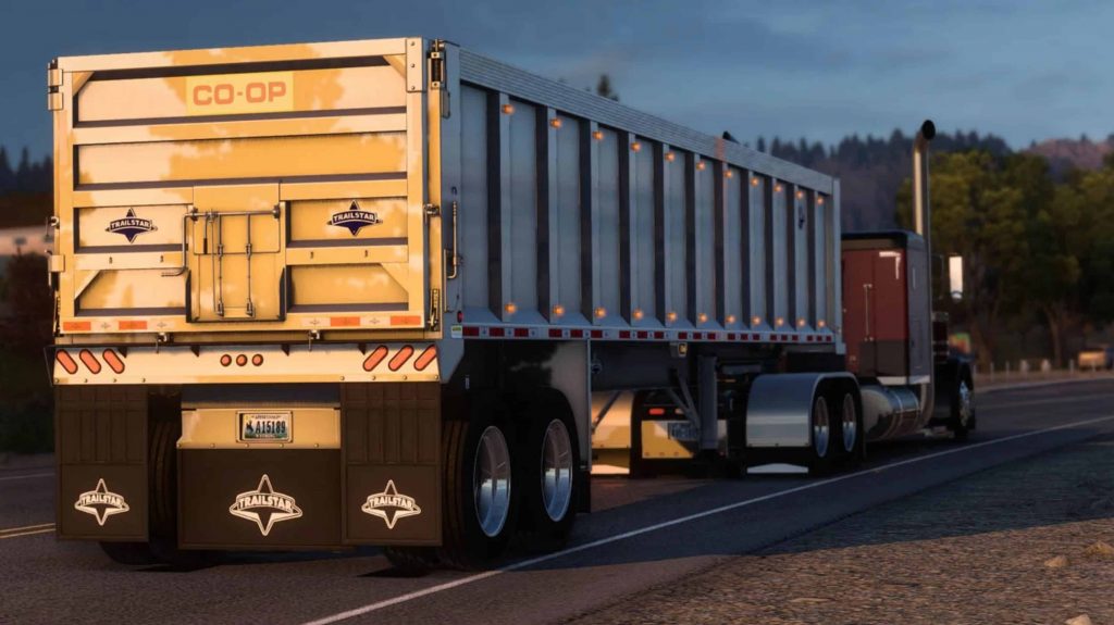 39FT Trailstar Frame-Style End Dump v1.0.1 Mod - ATS Mod | American ...