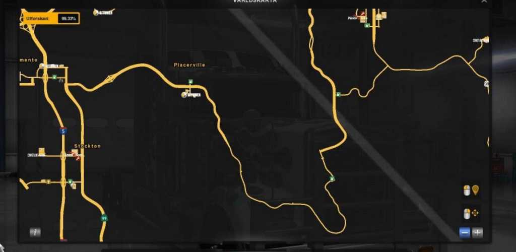 US 50 & CA 99 Extensions Map v1.2 Mod - ATS Mod | American Truck ...