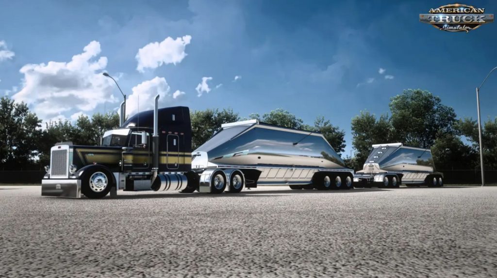 Beall Bullet Belly Dumps Trailer v2.0 para ATS 1.58.x está disponível para download