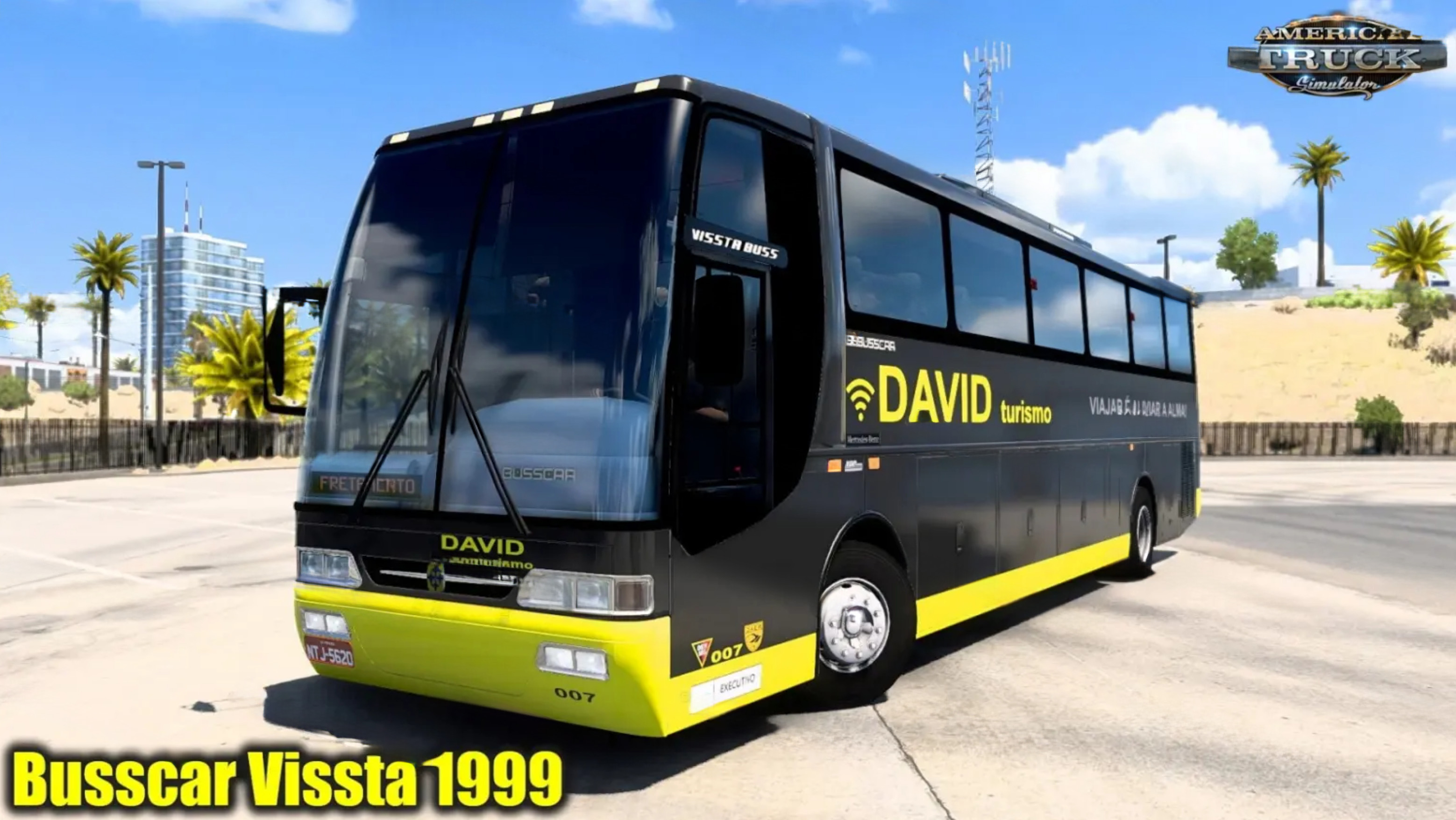 Busscar Vissta 1999 4×2 + Interior v1.7 (1.60.x) Mod