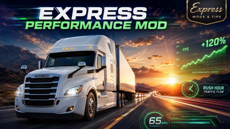 EXPRESS PERFORMANCE MOD v1.1 Mod - ATS Mod | American Truck Simulator Mod