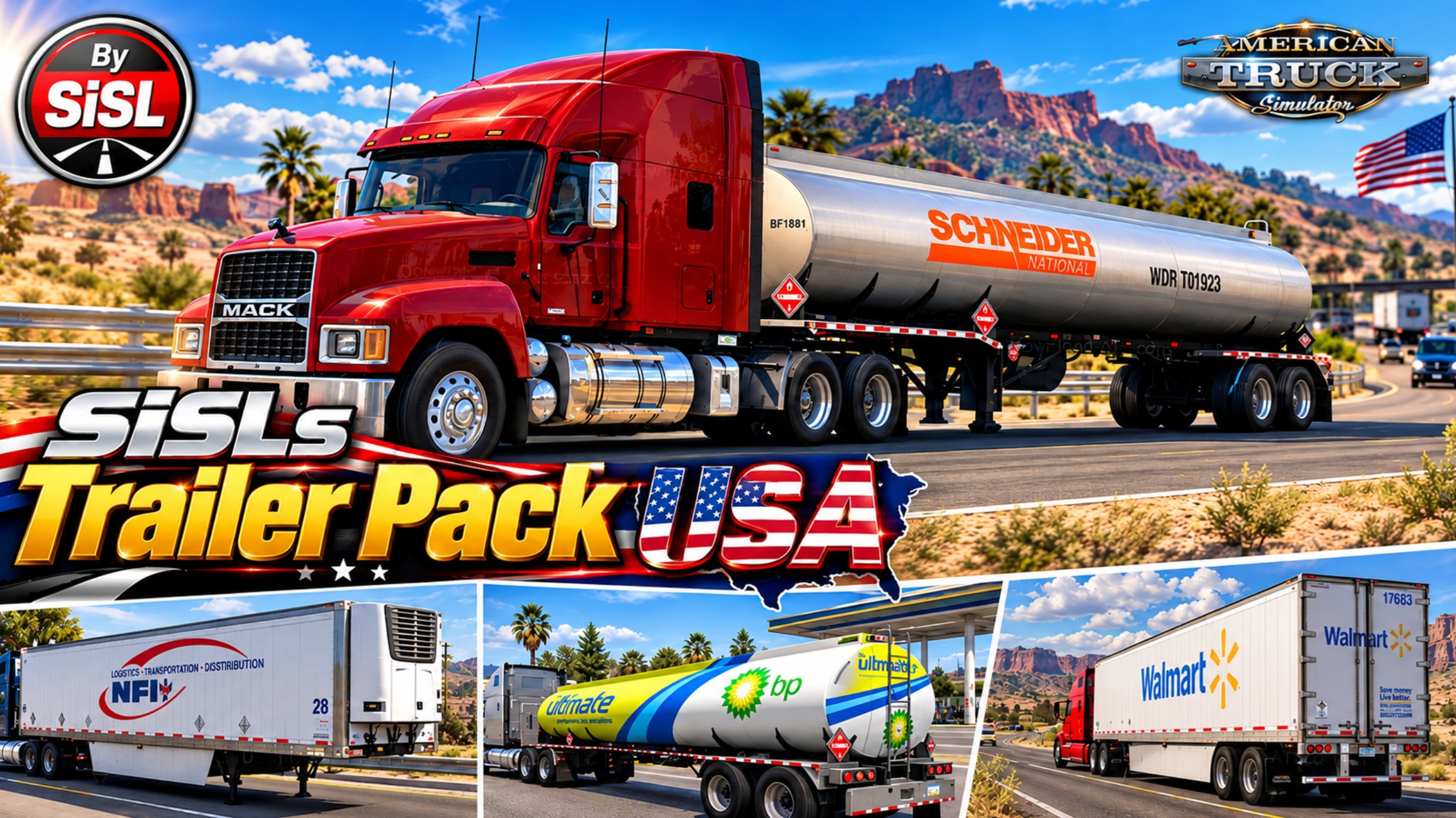 SiSLs Trailer Pack USA v1.61 (1.61.x) Mod